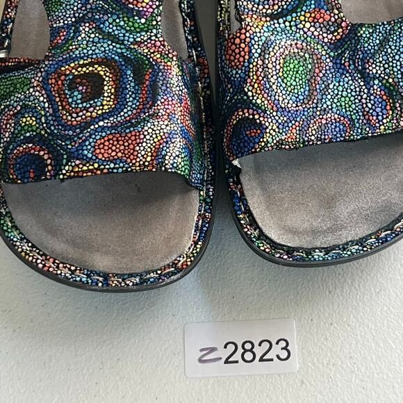 ALEGRIA Sandals Womens Size 11.5-12 42 Viki Rainbow Cyclone Sparkle Comfort - Picture 12 of 12